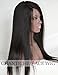 Chantiche Silk Top Yaki Straight Right Deep Invisible Parting Lace Front Wigs For Black Women Natural Looking Glueless Brazilian Remy Human Hair Lace Wig 16 Inch #1B