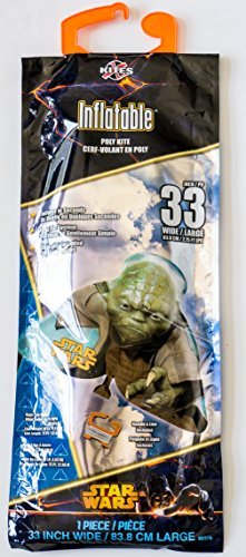 X-Kites Star Wars Yoda Inflatable 33-Inch Wide Poly Kite Skytails