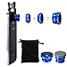 XCSOURCE Blue 4in1 Fisheye lens + Wide Angle lens + Macro lens + 6x HD Super Macro Lens + Clip for Samsung Note 2 N7100 / Note3 N9005 N9000 / Galaxy S2 I9100 SII / S3 I9300/ S4 I9500 / S5 V I9600 / iPhone 4 4S 5 5S 6 6 plus / LG HTC DC578