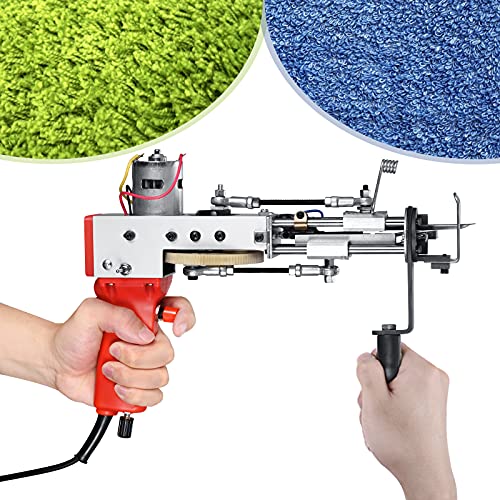 Tufting Gun, 2 in 1 Cut Pile and Loop Pile Tufting Machine Rug Tufting