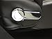 u-Box Chrome / Silver Seat Adjust knob Cover Trim Guard for 2011-2017 Jeep Wrangler 4 door, come as set