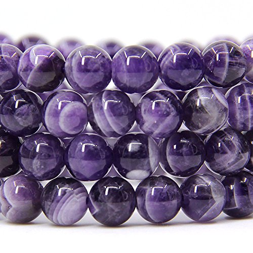 Algopix Similar Product 10 - Natural African Amethyst Gemstone 8mm