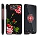 MINITURTLE Case Compatible w/Motorola Droid Ultra Case, Slim Fit Snap On Cover w/Unique, Customized Design for Motorola Droid MAXX XT1080 Affectionate Flowers
