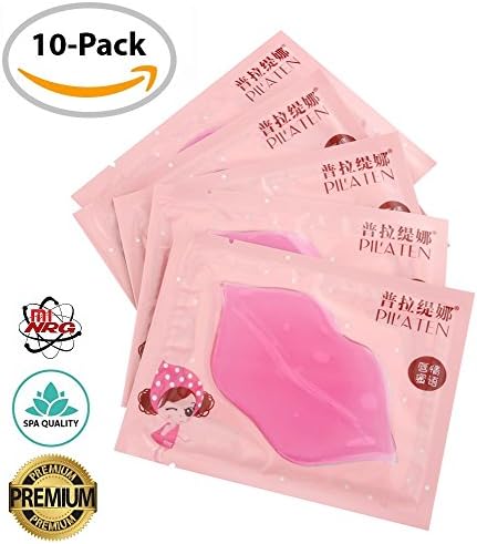 Lip Collagen / Gel Mask / Membrane Moisturizing Lip / Lip Plumper / Crystal / 10 Pack