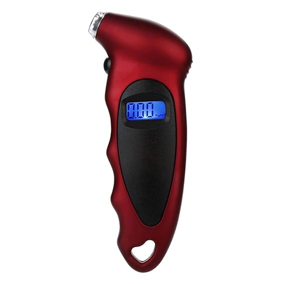 MMLC Digital Reifen Manometer 150 PSI, Reifendruck Prüfer digitaler Luftdruckprüfer mit LCD Display Reifendruckmesser für Autos LKW Motorräder Geländewagen Fahrräder (A)