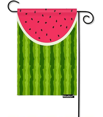 Texupday Wassermelonen Gartenflagge – Doppelseitig, 30,5x45,7 Cm, Wetterfest Aus Polyester