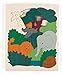 Hape African Animals George Luck Wooden Layers Puzzle