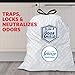 Glad Trash Bags, OdorShield Tall Kitchen Drawstring Garbage Bags, Febreze Hawaiian Aloha, 13 Gallon, 80 Count (Package May Vary)