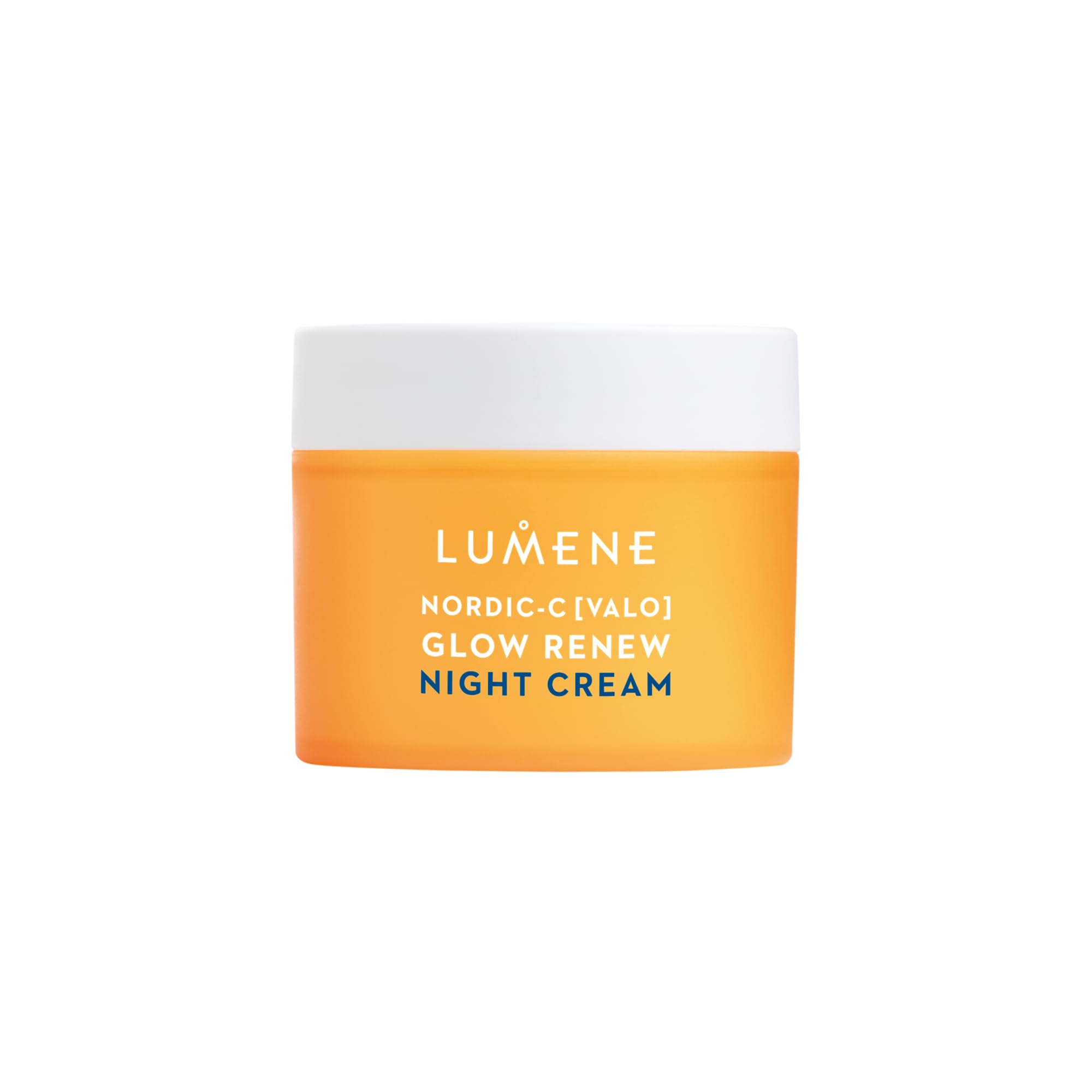 LUMENE Nordic-C [VALO] Glow Renew Night Cream | Radiance-Boosting Moisturizer with Arctic Cloudberry, Hyaluronic Acid & Vitamin C | Antioxidant-Rich | Hydrating and Revitalizing | Vegan | 50 ml