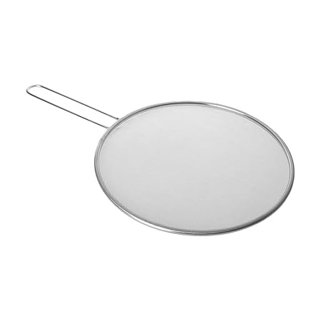 Edelstahl-Netz-Spritzschutz – Ölfilternetz, Fettschutz, passend für Topf oder Pfanne, Durchmesser Spritzschutz, Küchenfilter,