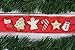 R&M International Mini Christmas Cookie Cutters, Snowman, Stocking, Star, Candy Cane, Tree, Angel, 6-Piece Set