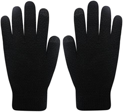 Women Girls Touch Screen Winter Gloves Soft Warm Knit Mittens Windproof Texting Gloves
