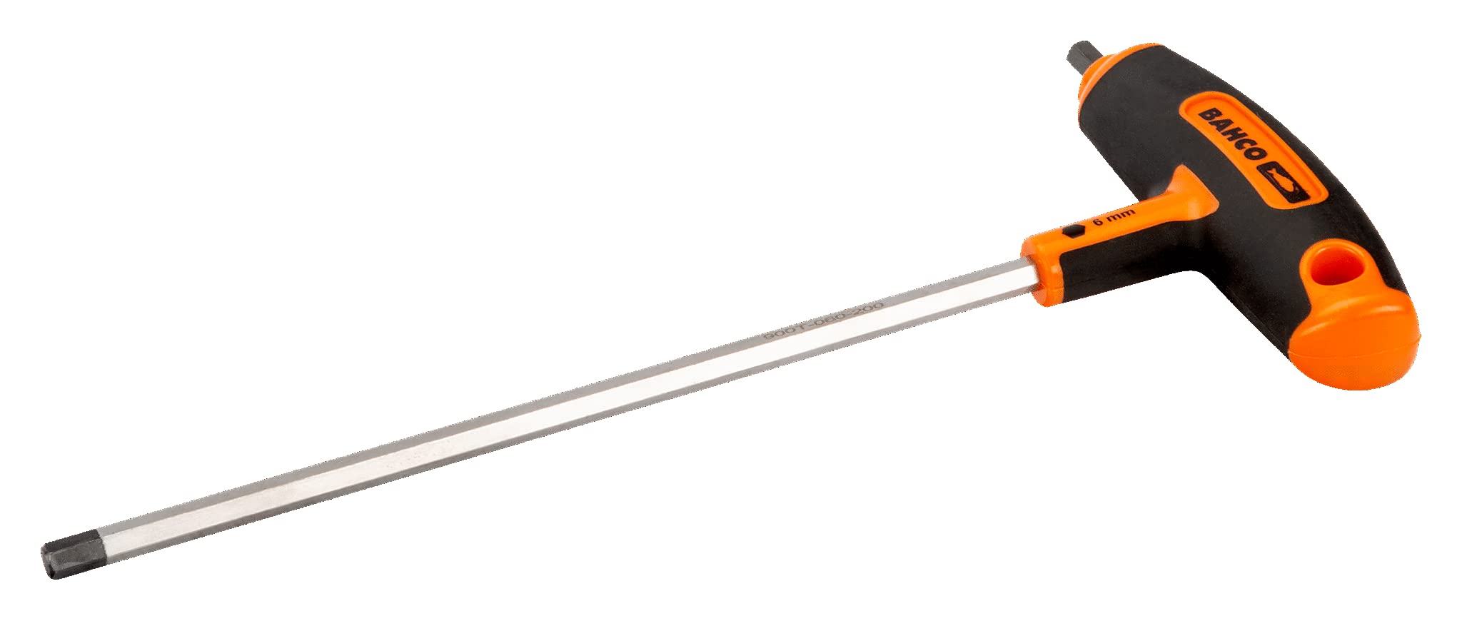Bahco 900T-025-100 Screwdriver with T-Handle for Hexagonal Head Screws, Black/Silver/Orange, 2.5/100 mm