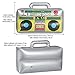 6 Pcs Inflatable Boombox Toy, 80's 90's Boom Box Party Supplies for Old School Themed Party, Hip Hop Accessories and Rappers B-Boys Party Decoration(16.5 Inches)