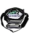 Oakarbo Nylon Crossbody Purse Multi-Pocket Travel Shoulder Bag (1301 Black)