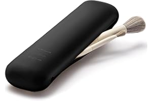 AOSHET Makeup Brush Holder, Travel Essentials MakeUp Organizer, Silicone Cosmetic Make up Bag Cover Case for Size Toiletries, Small Magnetic Holder Women