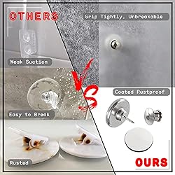 Arayarser Non-Toxic Shower Curtain Liner with 5