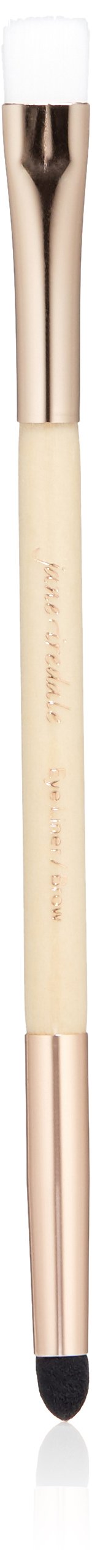 jane iredaleEye & Brow Brush, Ultra-Small, Dual-Ended Cosmetic Brush & Spoolie Grooms and Seamlessly Applies Makeup, Vegan, Cruelty Free