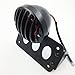 HTTMT - Side Mount License Bracket Tail Light For Custom Bobber Chopper Sportster XL [P/N: MT401-BK]