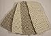 Handmade Crochet Cotton Washcloths Dishcloths, Set of 4: 2 Beige, 2 Cream