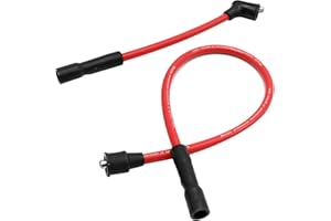 Zreneyfex 2104-0143 Spark Plug Wires 8.8 Mm Replacement for Harley Davidson Sportster XL 883 1200 1986-2003 Red