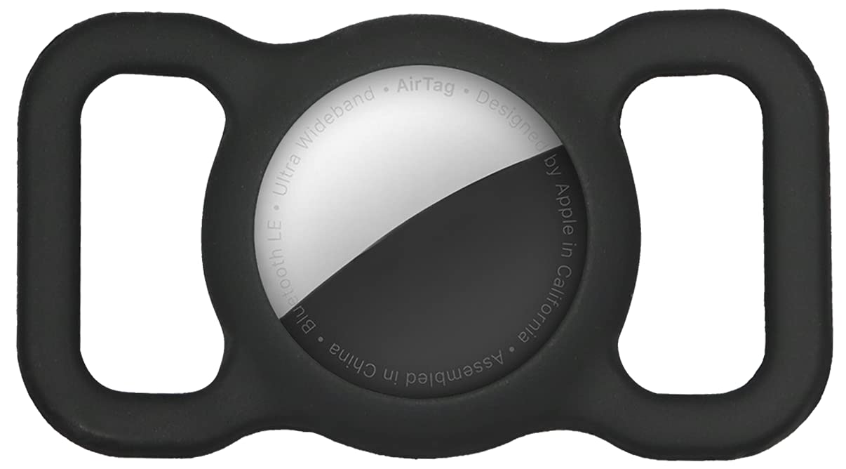 Sichy Pet Silicone Protective Case for Apple Airtag GPS Finder Dog Cat Collar Loop, Pet Loop Holder for Air_tag, for Apple Locator Tracker Anti-Lost Device