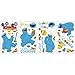 RoomMates Me Love Cookie Monster Peel and Stick Wall Decals