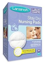 Lansinoh Stay Dry Disposable Nursing Pads, 60 Count Boxes (Pack of 4)