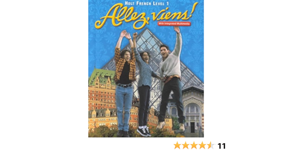 Amazon Com Holt Allez Viens Student Edition Level 1 2000 9780030520792 Holt Rinehart And Winston Books