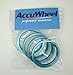 AccuWheel ACHR73-6606M Aluminum Wheel Hub Centric Rings (73.00mm OD to 66.06mm ID) - Pack of 4 Hubrings
