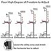 Lx Free Power Tower – Home Gym Adjustable Multi-Function Fitness Equipment Pull Up Bar Stand Workout Stationthumb 2