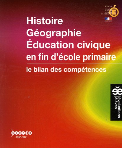 Histoire, géographie, éducation civique en fin d'école primaire