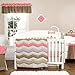 Trend Lab Coral,Chevron, Owl Musical Crib Mobile, Baby Mobile, Nursery
