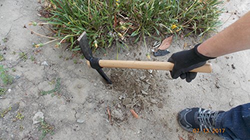 Garden Pick Mattock, Drop Forged, Heavy Duty Quality