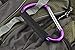 SE Assorted Color Jumbo Aluminum Carabiners (2 PC.) - 1297A-12-2