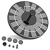 AISITIN-Solar-Fountain-PumpSolar-Fountain-35W-18CM-Diameter-Circle-Garden-Solar-Powered-Water-FeatureSolar-Water-Fountain-Solar-Pond-Pump-with-6-Nozzles-for-Bird-BathFish-TankPatioPondPool AISITIN 3.5W Solar Fountain Pump Garden Solar Powered Water Feature, Solar Pond Pump with 6 Nozzles for Bird Bath, Fish…