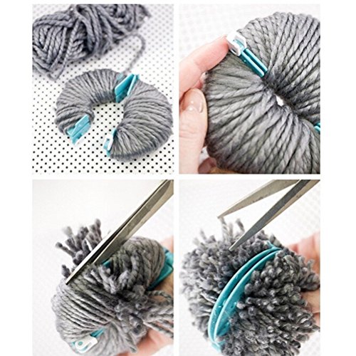 6 Pieces+Maker+Pompom+Weaver+Knitting