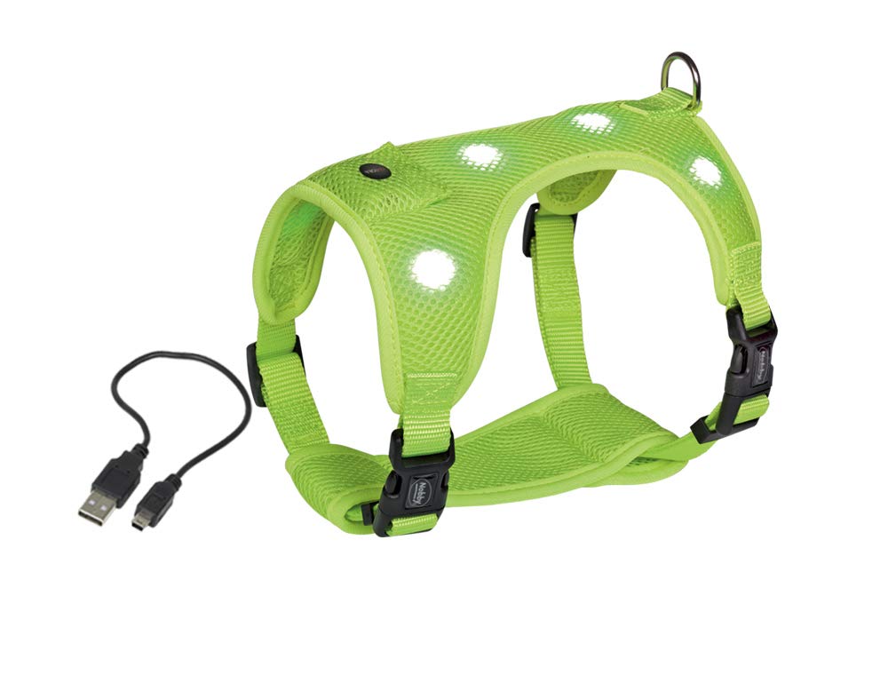 Nobby Flash Mesh LED Safety Harness Neon Yellow Medium