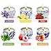Laluztop Scented Candles Gift Set - 100% Soy Wax Portable Travel Tin Candles, Natural Fragrance Candles for Stress Relief and Aromatherapy Candles, 6 x 2.5oz