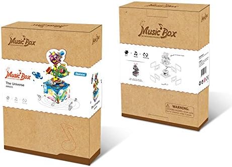 DIY Music Box/artesanía adornos/Rotative Music Box/Universo ...