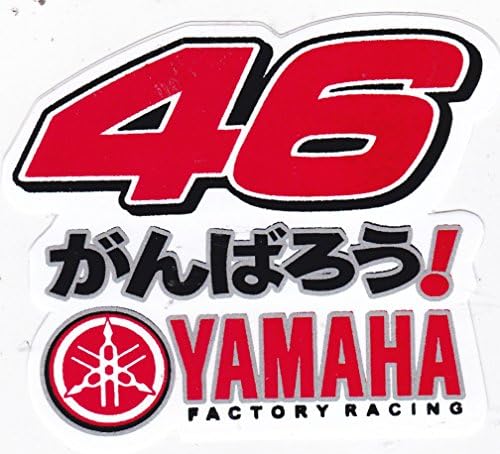 [STICKER G414] JAPANESE JORGE LORENZO 99 YAMAHA FACTORY RACING PERFORMANCE : Helmet Motor Bike Skate Window Wall Cover Car &amp; Bumper Vinyl Die-Cut Adhesive Decal 2.75"x3" 7x7.5cm