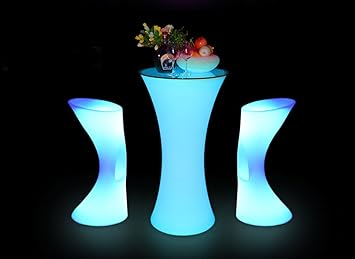 led bar table
