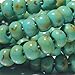 20 g Turquoise Green Mint Picasso Travertine 3/0 Czech Glass Seed Beads