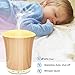Zookki Essential Oil Diffuser, 200ml Ultrasonic Aromatherapy Diffuser Humidifier with Adjustable Mist Mode, 8 Colors LED Lights Changeable and Waterle (wood grain 2 pack) …