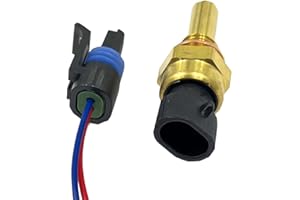 FainWan 213-4514 213-4333 19236568 Engine Coolant Temperature Sensor with Pigtail Connector Compatible with Lacrosse Impala Express Silverado Suburban 1500 2500 Trailblazer Yukon Savana Saturn Vue
