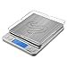 FIXBODY Digital Kitchen Scale, 3000g 0.0035oz/0.1g Pocket Cooking Scale, Mini Food Scale,Jewelry Scale Stainless Steel, (Batteries Included)