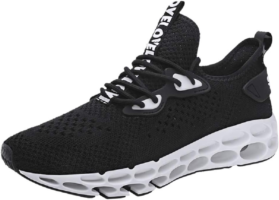 XIDISO Mens Running Shoes Womens Slip On Blade Mesh Fashion Men’s Sneakers Athletic Tennis Sports Cross Training Casual Walking Shoe for Men