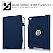 Fintie Rotating Case for iPad Mini 4-360 Degree Rotating Stand Case with Smart Cover Auto Sleep/Wake Feature for iPad Mini 4 (2015 Release), Navy
