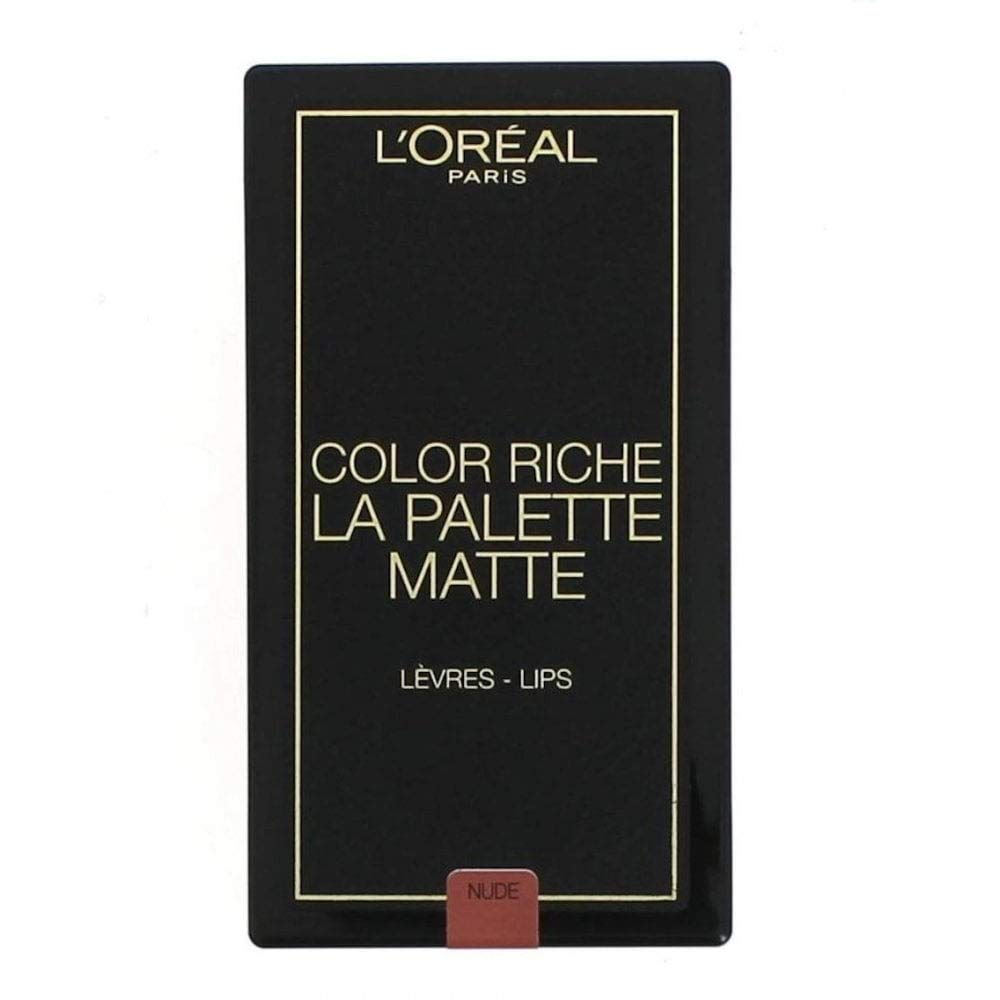 L'Oreal Color Riche La Palette Matte 6 Colour Lip Kit-Nude