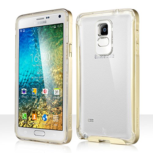 Galaxy-Note-4-CaseULAK-Samsung-Note-4-LUMENAIR-Case-Slim-Hybrid-Clear-Back-Panel--Luminous-Bumper-Case-Cover-f